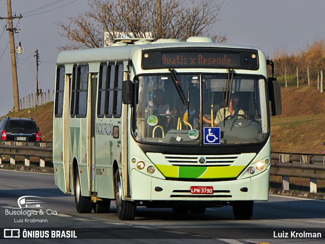 Viação Falcão RJ 179.003 na cidade de Resende, Rio de Janeiro, Brasil, por Luiz Krolman. ID da foto: 6293605.