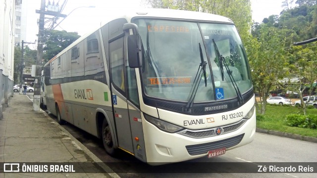 Evanil Transportes e Turismo RJ 132.022 na cidade de Petrópolis, Rio de Janeiro, Brasil, por Zé Ricardo Reis. Número da foto: #6294010.