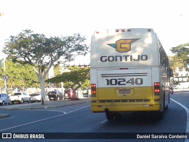 Empresa Gontijo de Transportes 10240 na cidade de Belo Horizonte, Minas Gerais, Brasil, por Daniel Saraiva Cordeiro. ID da foto: 6294104.