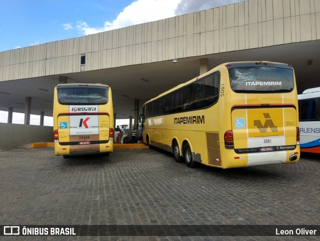 Viação Itapemirim 5081 na cidade de Caruaru, Pernambuco, Brasil, por Leon Oliver. ID da foto: 6259380.