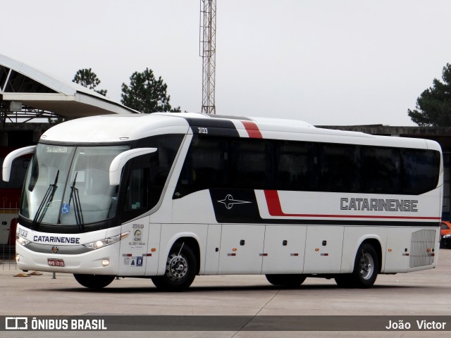 Auto Viação Catarinense 3133 na cidade de Curitiba, Paraná, Brasil, por João Victor. ID da foto: 6259371.