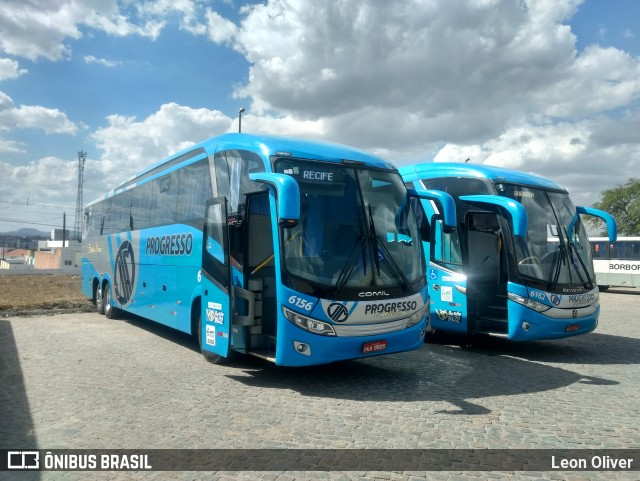 Auto Viação Progresso 6156 na cidade de Caruaru, Pernambuco, Brasil, por Leon Oliver. ID da foto: 6259405.