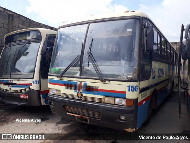 Viação Cota - Cota Transportes 156 na cidade de Matozinhos, Minas Gerais, Brasil, por Vicente de Paulo Alves. ID da foto: 6258792.