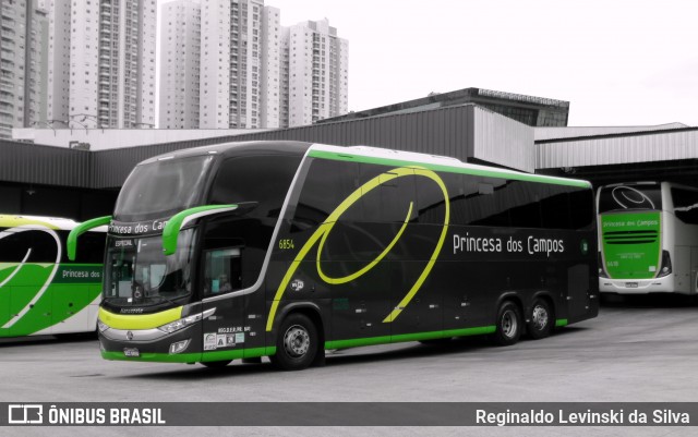 Expresso Princesa dos Campos 6854 na cidade de Curitiba, Paraná, Brasil, por Reginaldo Levinski da Silva. Número da foto: #6258609.
