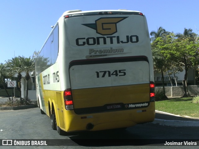 Empresa Gontijo de Transportes 17145 na cidade de Curvelo, Minas Gerais, Brasil, por Josimar Vieira. Número da foto: #6260225.