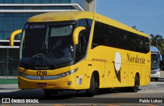 Viação Nordeste 1710 na cidade de Fortaleza, Ceará, Brasil, por Pablo Lukas. Número da foto: #6260326.