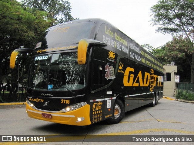 Auto Viação Gadotti 2116 na cidade de São Paulo, São Paulo, Brasil, por Tarcisio Rodrigues da Silva. Número da foto: #6297233.