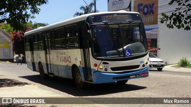 Empresa de Transporte Coletivo Viamão 532 na cidade de Viamão, Rio Grande do Sul, Brasil, por Max Ramos. ID da foto: 6296121.