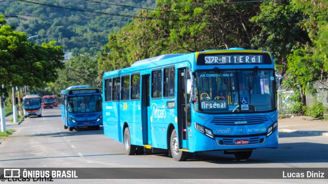 Viação Nossa Senhora do Amparo RJ 186.149 na cidade de Niterói, Rio de Janeiro, Brasil, por Lucas Diniz. Número da foto: #6295481.