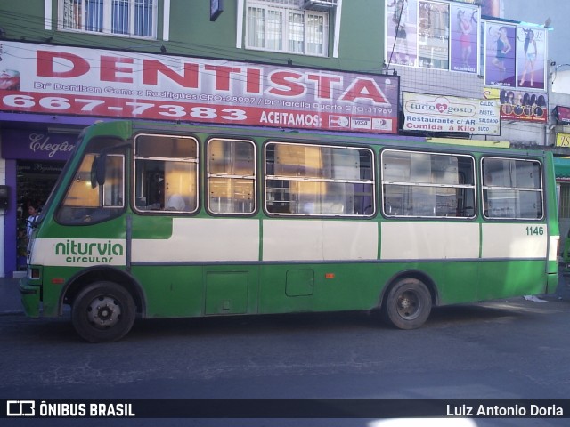 NITURVIA - Nova Iguaçu Turismo e Viação 1146 na cidade de Nova Iguaçu, Rio de Janeiro, Brasil, por Luiz Antonio Doria. ID da foto: 6296321.