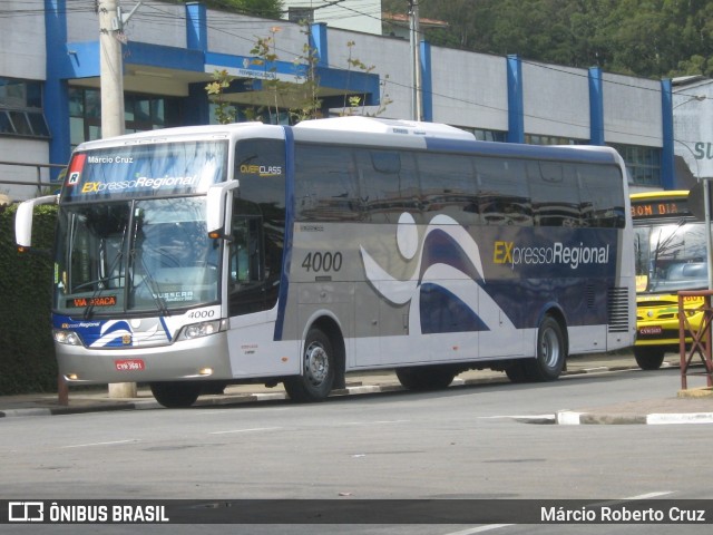 Expresso Regional 4000 na cidade de São Roque, São Paulo, Brasil, por Márcio Roberto Cruz. Número da foto: #6296800.