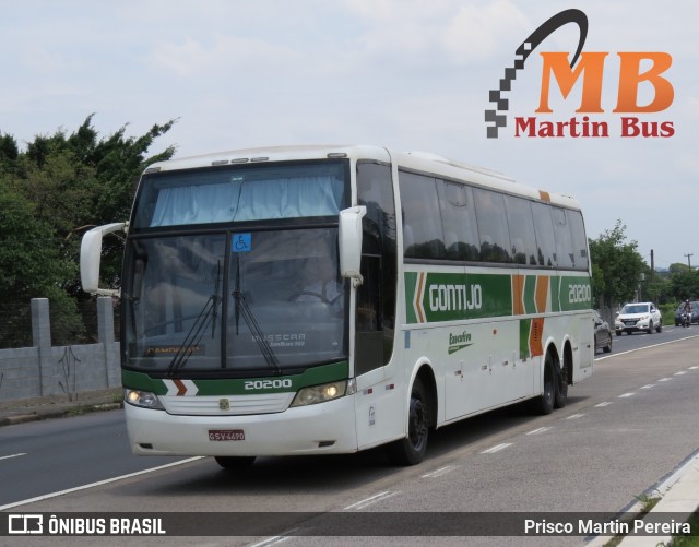 Empresa Gontijo de Transportes 20200 na cidade de Campinas, São Paulo, Brasil, por Prisco Martin Pereira. ID da foto: 6297009.