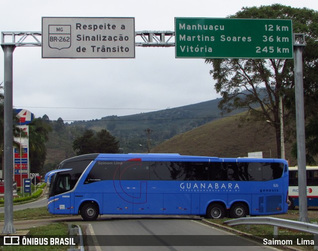 Expresso Guanabara 826 na cidade de Manhuaçu, Minas Gerais, Brasil, por Saimom  Lima. ID da foto: 6295988.