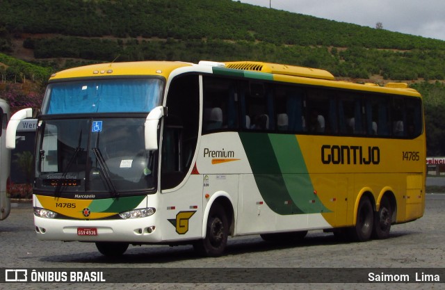 Empresa Gontijo de Transportes 14785 na cidade de Manhuaçu, Minas Gerais, Brasil, por Saimom  Lima. ID da foto: 6296055.