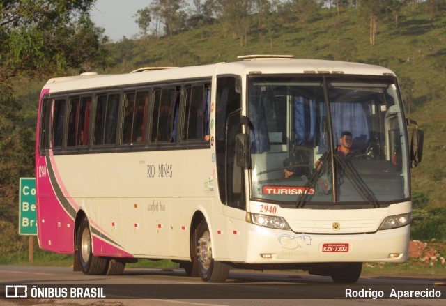 Expresso Rio Minas 2940 na cidade de Conselheiro Lafaiete, Minas Gerais, Brasil, por Rodrigo  Aparecido. Número da foto: #6298902.