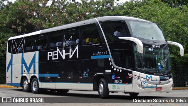 Empresa de Ônibus Nossa Senhora da Penha 58002 na cidade de São Paulo, São Paulo, Brasil, por Cristiano Soares da Silva. Número da foto: #6298769.