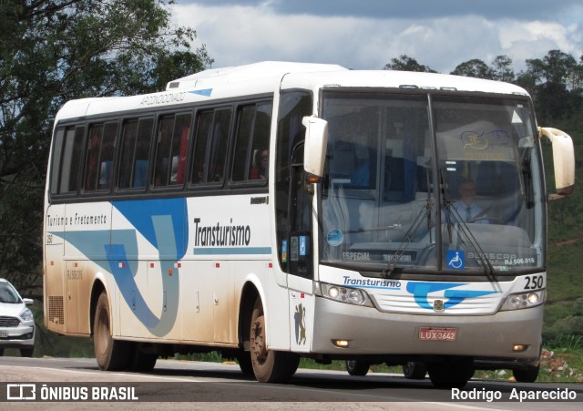 Transturismo Turismo e Fretamento 250 na cidade de Conselheiro Lafaiete, Minas Gerais, Brasil, por Rodrigo  Aparecido. ID da foto: 6298905.