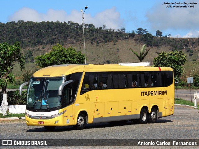 Viação Itapemirim 60769 na cidade de João Monlevade, Minas Gerais, Brasil, por Antonio Carlos Fernandes. ID da foto: 6297822.