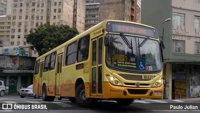 Viação Sandra 10331 na cidade de Belo Horizonte, Minas Gerais, Brasil, por Paulo Julian. Número da foto: #6298929.
