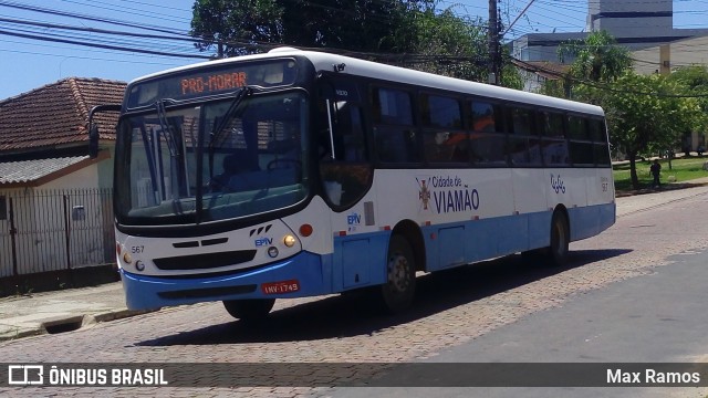 Empresa de Transporte Coletivo Viamão 567 na cidade de Viamão, Rio Grande do Sul, Brasil, por Max Ramos. ID da foto: 6298037.