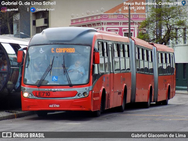 Araucária Transportes Coletivos LE710 na cidade de Curitiba, Paraná, Brasil, por Gabriel Giacomin de Lima. Número da foto: #6298541.
