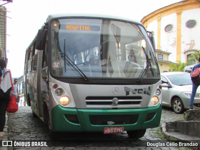 Turin Transportes 3210 na cidade de Ouro Preto, Minas Gerais, Brasil, por Douglas Célio Brandao. ID da foto: 6298376.