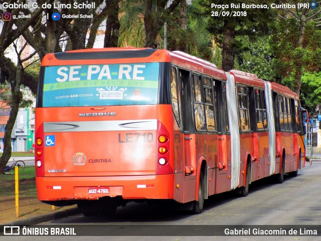 Araucária Transportes Coletivos LE710 na cidade de Curitiba, Paraná, Brasil, por Gabriel Giacomin de Lima. ID da foto: 6298552.