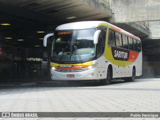 Saritur - Santa Rita Transporte Urbano e Rodoviário 30110 na cidade de Belo Horizonte, Minas Gerais, Brasil, por Pablo Henrique. ID da foto: 6298936.