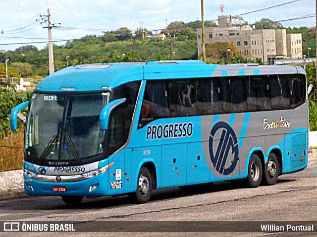 Auto Viação Progresso 6154 na cidade de Aracaju, Sergipe, Brasil, por Willian Pontual. ID da foto: 6299929.