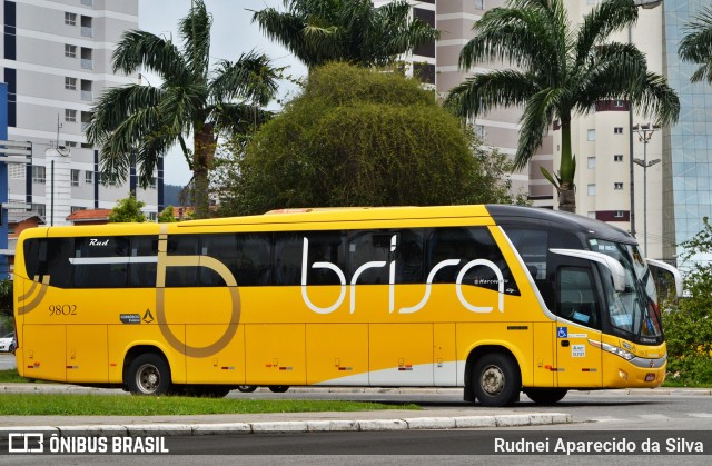 Brisa Ônibus 9802 na cidade de Mogi das Cruzes, São Paulo, Brasil, por Rudnei Aparecido da Silva. ID da foto: 6300532.