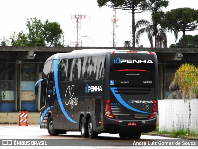Empresa de Ônibus Nossa Senhora da Penha 53070 na cidade de Curitiba, Paraná, Brasil, por André Luiz Gomes de Souza. Número da foto: #6300292.