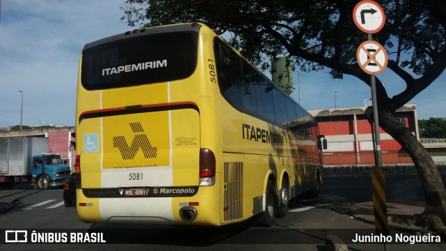 Viação Itapemirim 5081 na cidade de Belo Horizonte, Minas Gerais, Brasil, por Juninho Nogueira. Número da foto: #6300166.