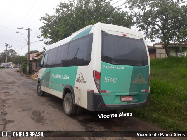 Expresso Santa Luzia 1640 na cidade de Matozinhos, Minas Gerais, Brasil, por Vicente de Paulo Alves. ID da foto: 6300763.