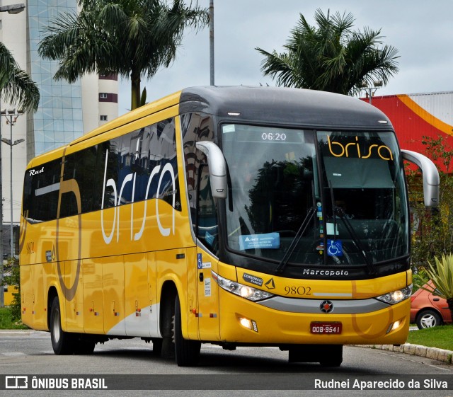 Brisa Ônibus 9802 na cidade de Mogi das Cruzes, São Paulo, Brasil, por Rudnei Aparecido da Silva. Número da foto: #6300537.