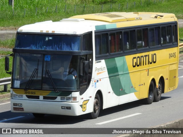 Empresa Gontijo de Transportes 11445 na cidade de Lavrinhas, São Paulo, Brasil, por Jhonatan Diego da Silva Trevisan. ID da foto: 6301115.