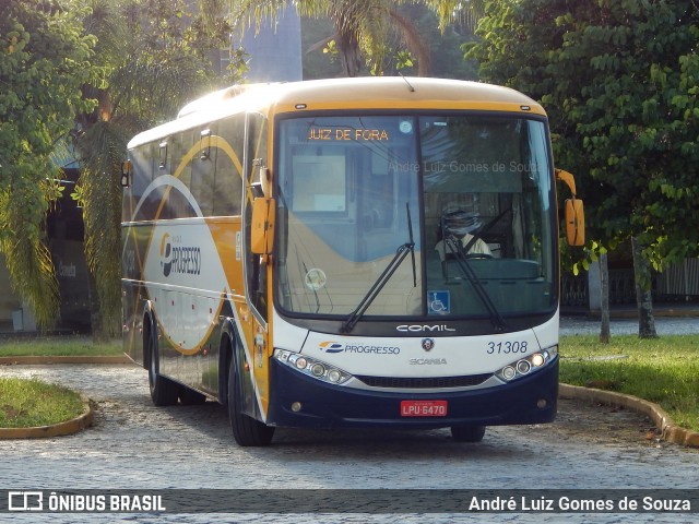 Viação Progresso 31308 na cidade de Juiz de Fora, Minas Gerais, Brasil, por André Luiz Gomes de Souza. Número da foto: #6300328.