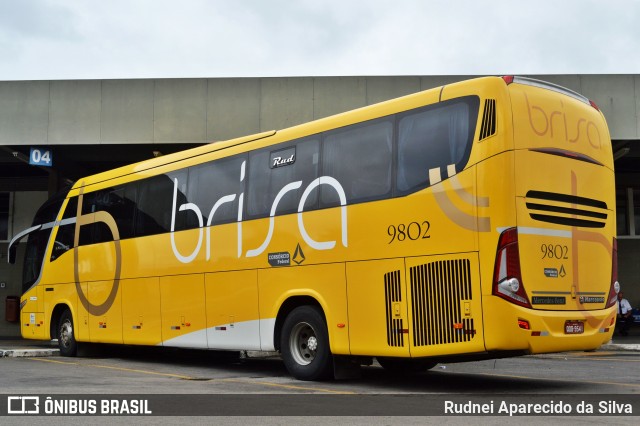 Brisa Ônibus 9802 na cidade de Mogi das Cruzes, São Paulo, Brasil, por Rudnei Aparecido da Silva. Número da foto: #6300538.