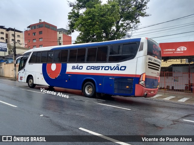 Viação São Cristóvão 2240 na cidade de Divinópolis, Minas Gerais, Brasil, por Vicente de Paulo Alves. ID da foto: 6301747.