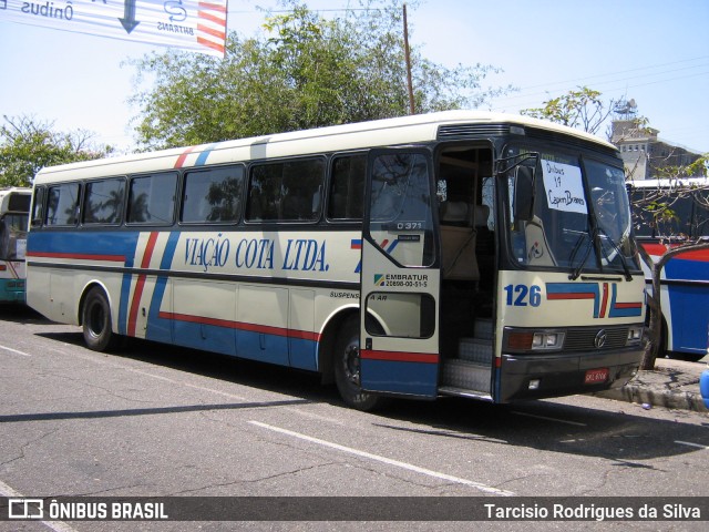 Viação Cota - Cota Transportes 126 na cidade de Belo Horizonte, Minas Gerais, Brasil, por Tarcisio Rodrigues da Silva. ID da foto: 6302849.