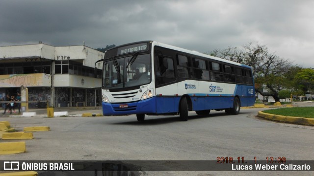 Insular Transportes Coletivos 5123 na cidade de Florianópolis, Santa Catarina, Brasil, por Lucas Weber Calizario. Número da foto: #6301775.