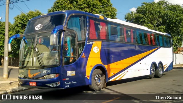 Brisa Bus 2014 na cidade de Penápolis, São Paulo, Brasil, por Theo Soliani. Número da foto: #6301643.