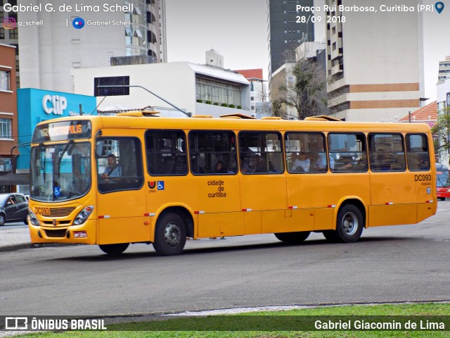 Cristo Rei > CCD Transporte Coletivo > SPE Via Mobilidade S/A DC093 na cidade de Curitiba, Paraná, Brasil, por Gabriel Giacomin de Lima. Número da foto: #6302260.