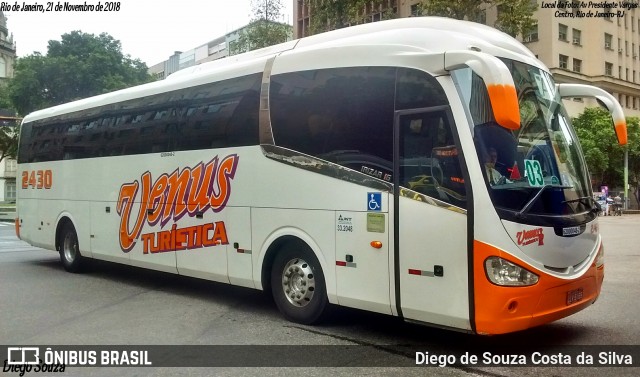 Venus Turística 2430 na cidade de Rio de Janeiro, Rio de Janeiro, Brasil, por Diego de Souza Costa da Silva. Número da foto: #6303025.