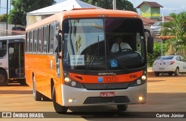 Expresso União 10161 na cidade de Goiânia, Goiás, Brasil, por Carlos Júnior. ID da foto: 6304855.