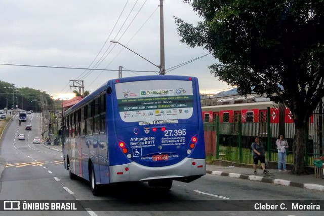BBTT - Benfica Barueri Transporte e Turismo 27.395 na cidade de Barueri, São Paulo, Brasil, por Cleber C.  Moreira. Número da foto: #6304641.