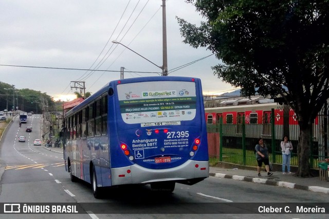 BBTT - Benfica Barueri Transporte e Turismo 27.395 na cidade de Barueri, São Paulo, Brasil, por Cleber C.  Moreira. ID da foto: 6304641.