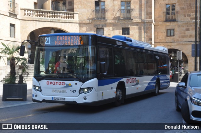 Autobuses Salmantinos 147 na cidade de Salamanca, Salamanca, Castilla y León, Espanha, por Donald Hudson. Número da foto: #6304272.