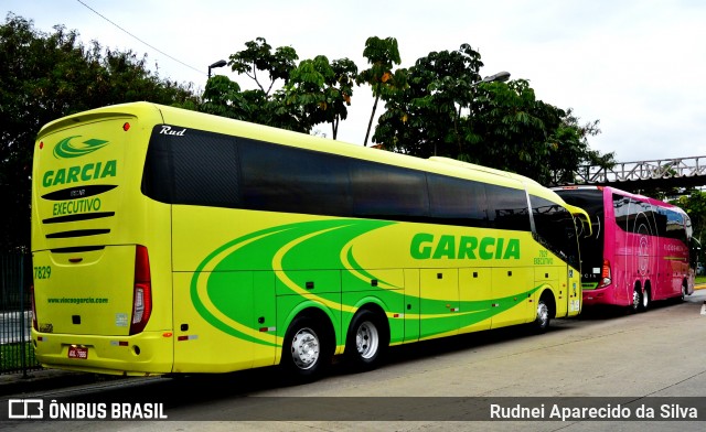 Viação Garcia 7829 na cidade de São Paulo, São Paulo, Brasil, por Rudnei Aparecido da Silva. Número da foto: #6306603.