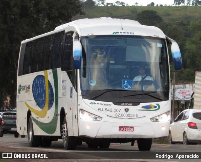 Marinho Transporte e Turismo RJ 542.007 na cidade de Conselheiro Lafaiete, Minas Gerais, Brasil, por Rodrigo  Aparecido. Número da foto: #6305398.