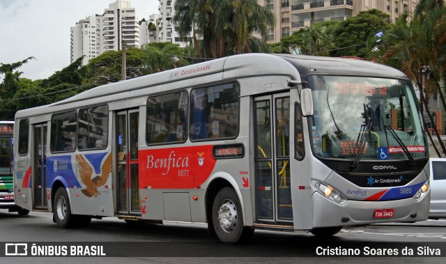 BBTT - Benfica Barueri Transporte e Turismo 5885 na cidade de São Paulo, São Paulo, Brasil, por Cristiano Soares da Silva. ID da foto: 6305781.